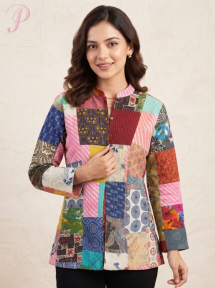 Women's Reversible Double-Sided Quilted Cotton Jacket