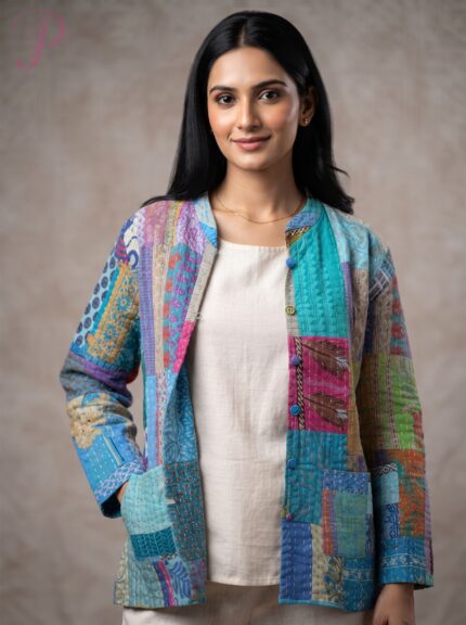Women's Reversible Quilted Cotton Jacket