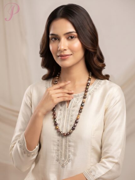 Multicolor Freshwater Pearl Beaded Statement Necklace