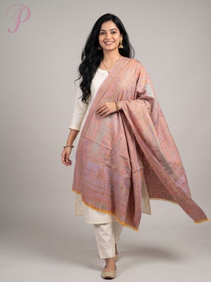 Fine Wool Scarf  Double Sided Design