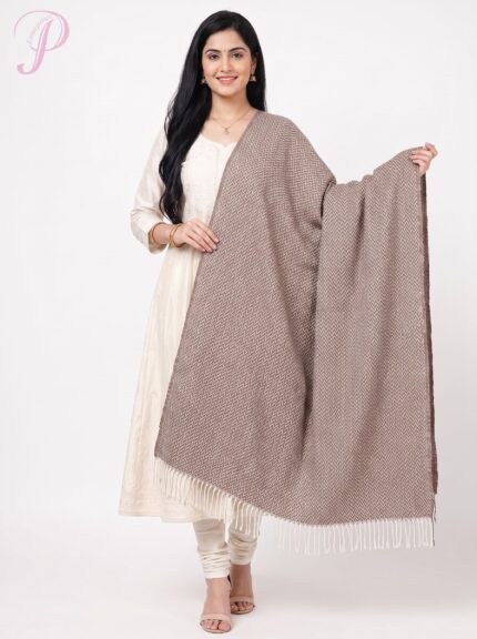 ZigZag Style Shawl Fine Wool