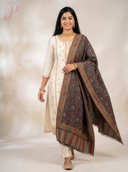 Kani Pashmina Double Side Shawl