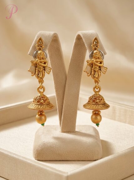 Krishna Heritage Jhumka Earrings