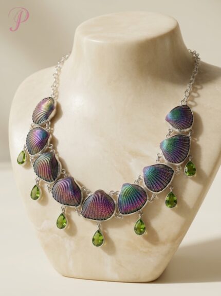 Aurora Shell Cascade Necklace