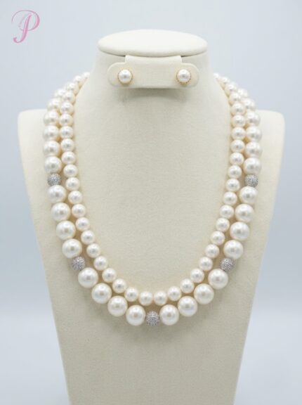 Pearl Harmony Double-Strand Necklace
