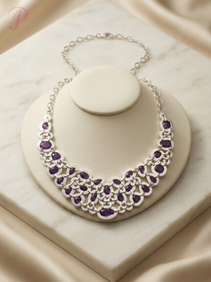 Amethyst Royale Statement Necklace