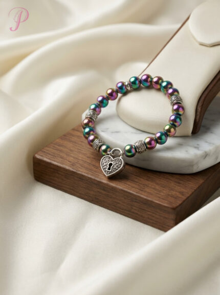 Aurora Heartlock Charm Bracelet