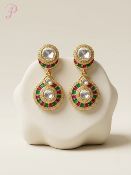 Emerald Ruby Royale Earrings