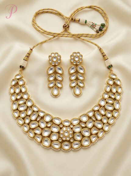 Aarvika Kundan Bloom Set